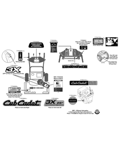 Label Map 26-Inch Diagram and Parts List for 3X26-INCH31BH55TA (31BH55TA756)(2014) Cub Cadet Snow Blower
